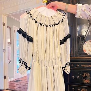 tula rose off-the-shoulder mini dress